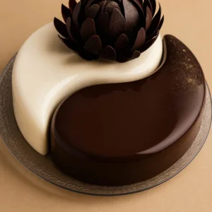 Black & White Harmony Cake