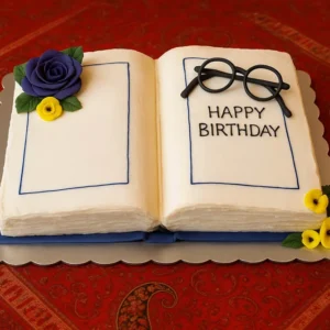 Open Book Cake