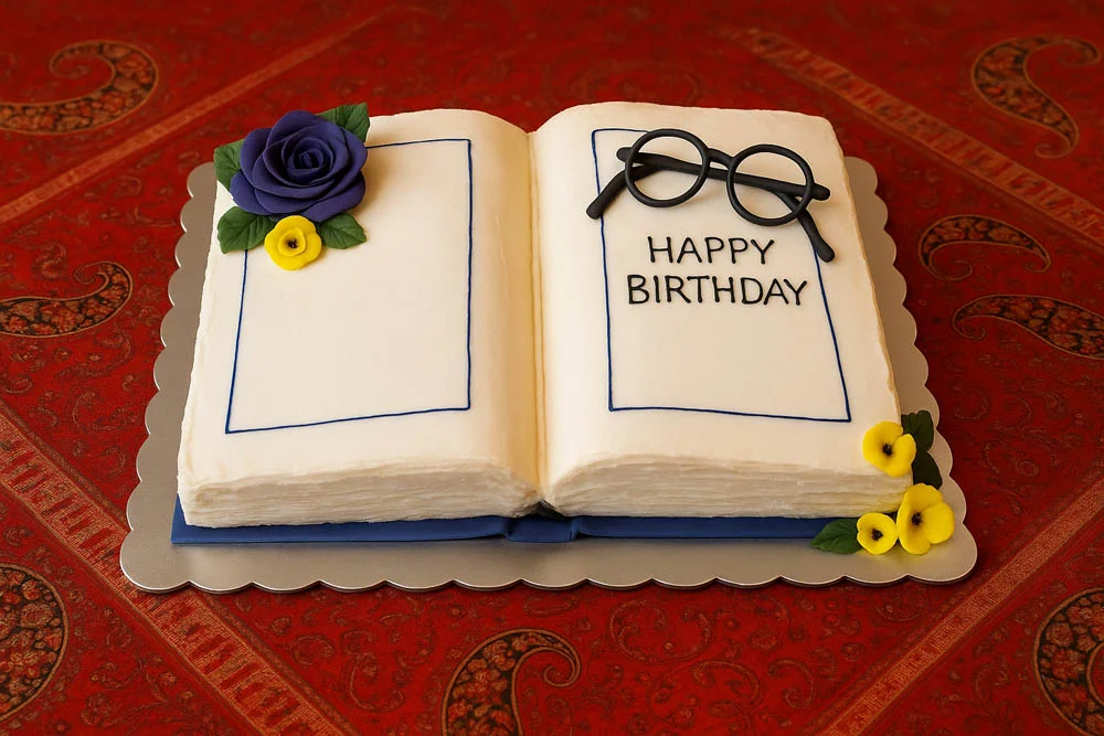 Open Book Cake