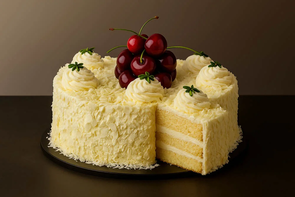 White Forest cake